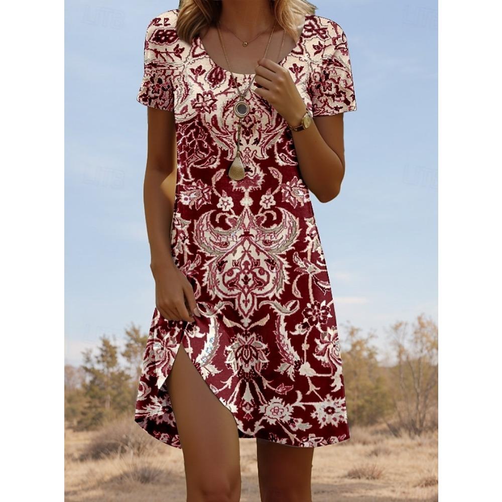 Damenkleid für den Strandurlaub-Stil