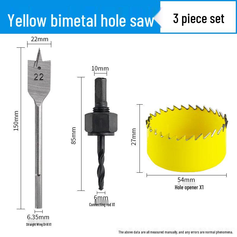 Dain Tools 75mm Bi-metal Multi-function Hole Saw for Wood, Drywall, and Plastic Drilling