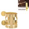 Saxophone Mouthpiece Clip Lacquered Gold General Altos/Tenors Saxophone & Clarinet Bakelite Mouthpiece Ligature Clip
