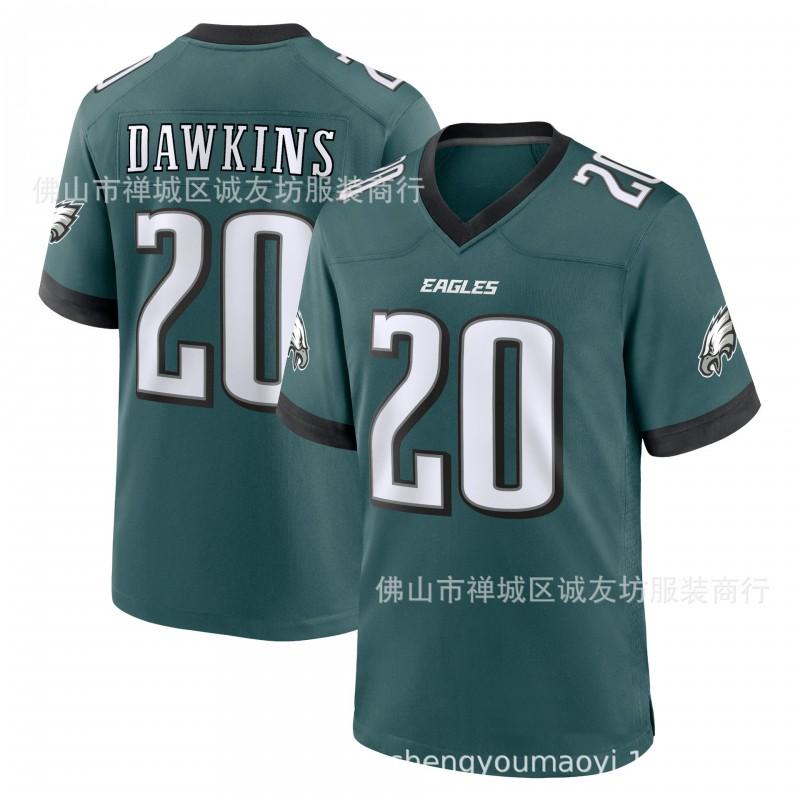 Mens Retro Football Jersey 20 Brian Dawkins Philadelphia Eagles All Season Sports Training Shirt