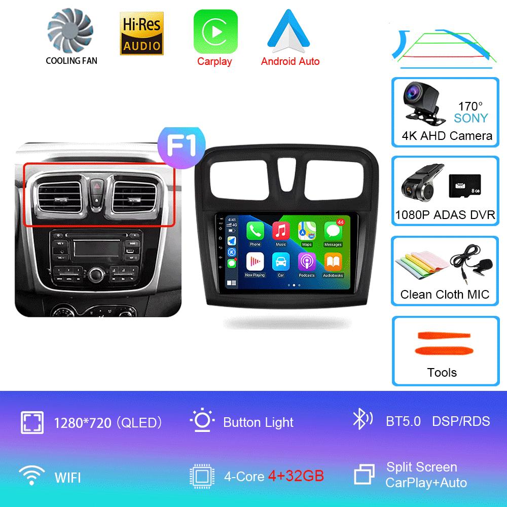 Android 14 Car Radio For Renault Logan 2 2012 - 2022 Sandero 2 2013 - 2022 Multimedia Video Player Navigation stereo GPS No 2din