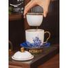 Auratic 'Pearl of the Sea' Golden 4-Piece Tea Set
