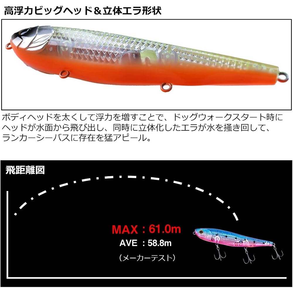 Daiwa Morethan Monster Slider 135FLI Laser Impact Lich Iwashi Fishing Lure 135mm