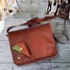 Leather Bag Craft Vintage Men's Briefcase Messenger Laptop Shoulder Genuine New