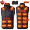 Herren Winter Smart Elektrische Beheizbare Weste mit 28 Heizzonen