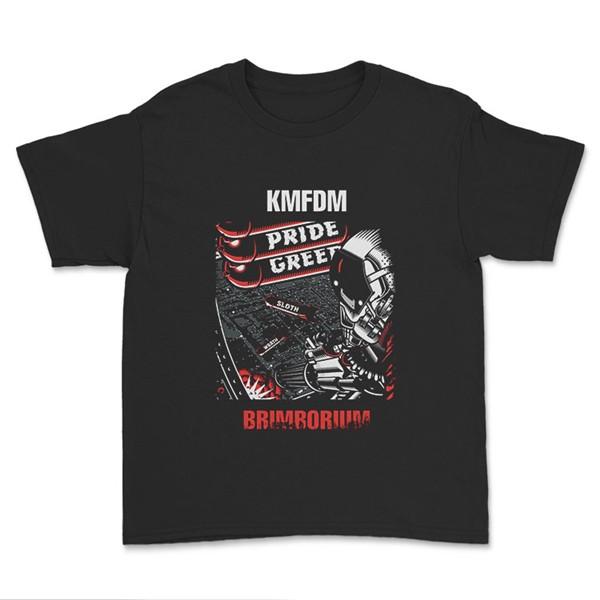 Hot Brimborium Of Kmfdm Retro Style Short Sleeve Size S- 234XL Black NZ423
