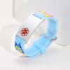 Vnox Free Engraving Medical Bracelets for Boys Girls,Adjustable Colored Cartoon Butterfly Car Silicone Bangle,Emergency Bracelet
