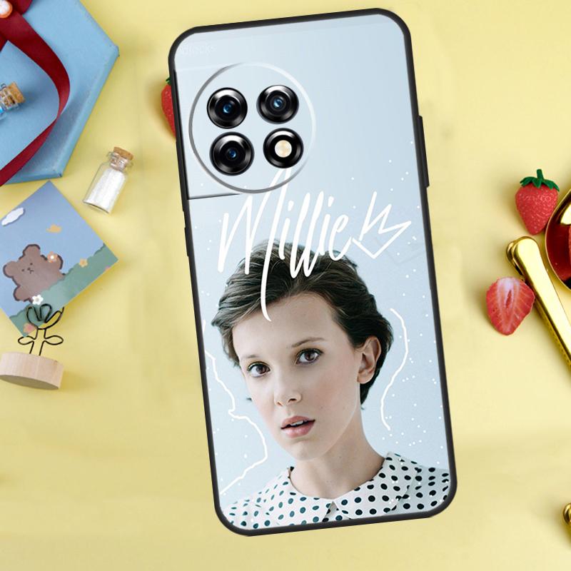 

British actor Millie Bobby Brown Case For OnePlus 15 13 13R 13T 12 12R 11 10 9 10R 10T 8T Nord 5 CE 4 2 3 Lite N20 N30 Cover OnePlus 10T