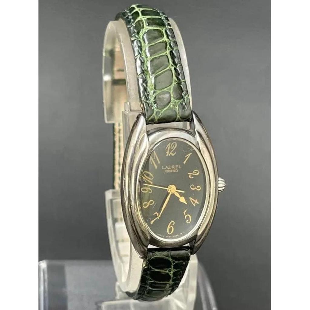 Used Rare / Vintage SEIKO Laurel SV925 Sterling Silver Solid Silver