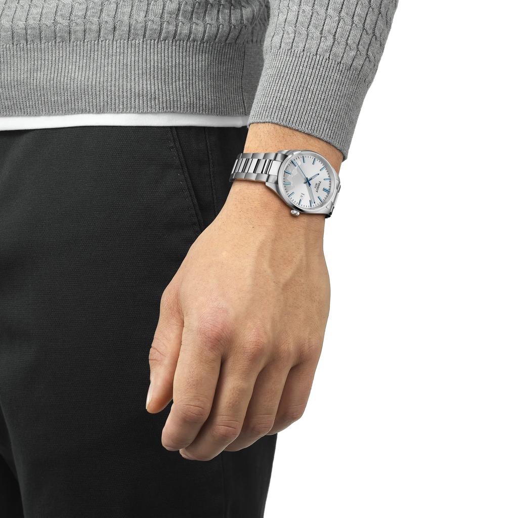 Tissot Stainless Steel Silver Dial Men's Fashion Watch T150.410.11.031.00