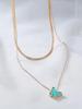 Butterfly Pendant Necklace NZ1516