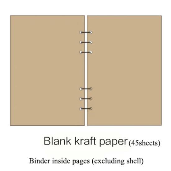 A5 A6A7 45 Arkuszy Luźne Kartki Notatnik Wkład Spirala Oprawa Wewnętrzna Strona Tygodniowa Miesięczna Do Zrobienia Linia Kropka Siatka Wewnątrz Papier Papeteria