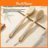 Bath Brush Exfoliating Dualside Long Handle With Pig Bristle For Skin Softening