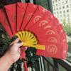 Chinese Style Chinese New Year Red Packet Decorative Fan Shape Hongbao  Spring Festival