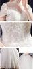 [Housaku Co., Ltd.] Wedding Dress, High Neck, French Sleeves, Long Length, Princess Line, Elegant, Premium Dress, Lace-up, Pure White, Bridal Dress (2