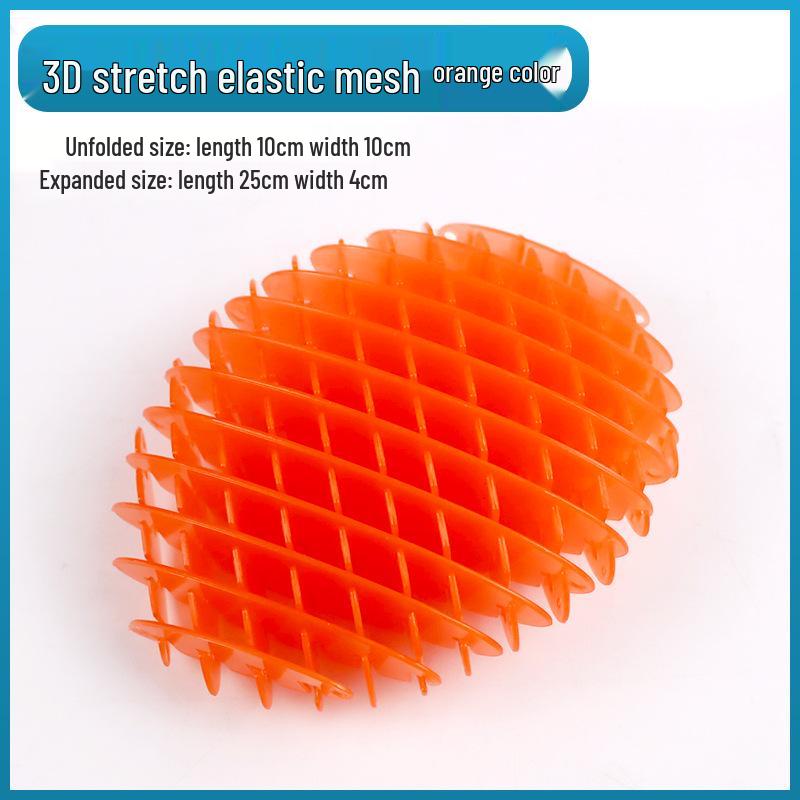 Deformable Elastic Net Celebrity-Style Toy Worm 