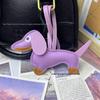 Miu-Style Sausage Dog Plush Charm - Backpack, Car, Keychain Gift