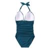 One Piece Badedrakt Solid Badedrakt Halter Bodysuit Push Up Badedrakt Monokini Beachwear Plus Size Badetøy Tankini