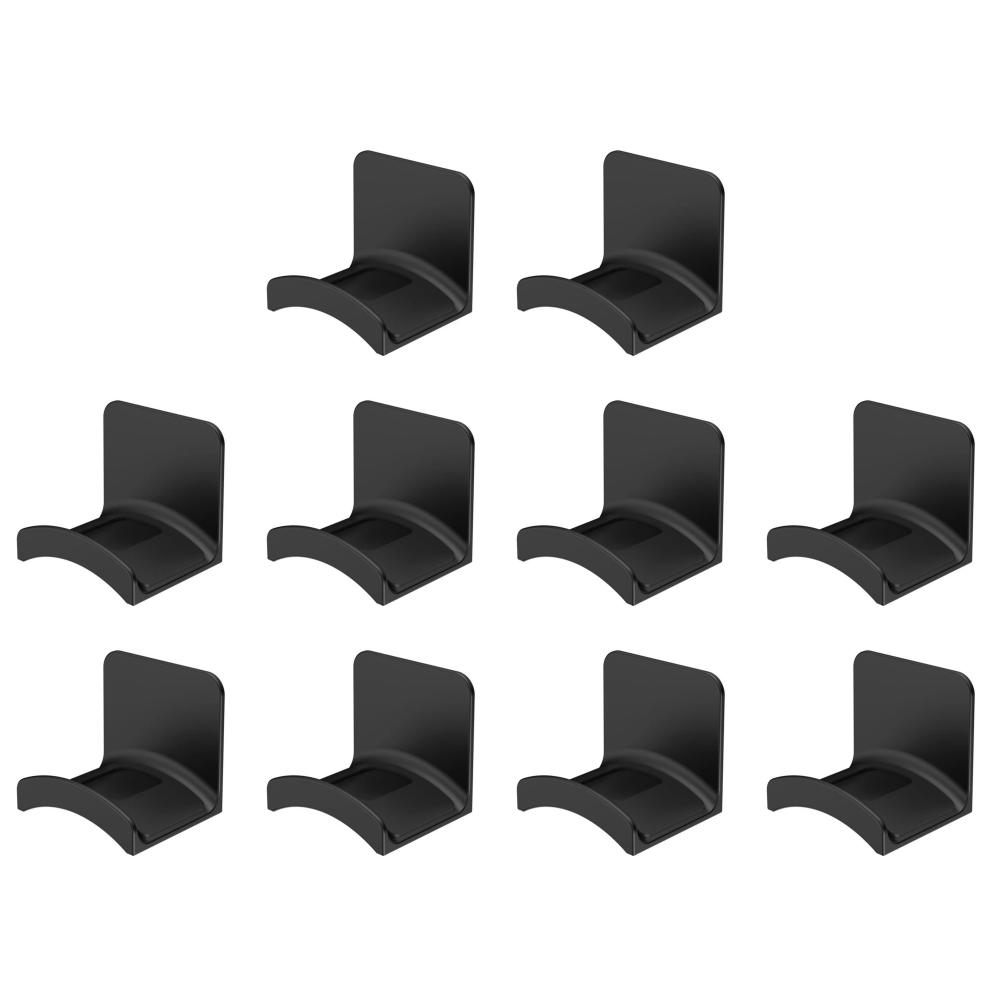 1-20Pcs Universal Headphone Stand Adhensive Plastic Wall Mount Hanger Rack Under Desk Headset Holder Gaming Earphone Bracket