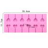 12 Hole Silicone Lollipop Molds Chocolate Candy Pop Fondant Mould Sugar Lolly Chocolate Cookie Candy Maker Party For Children