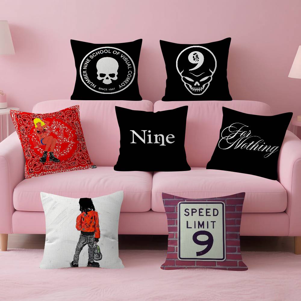 Pillow Covers Cartoon Sofa Decorative Home Doublesided Printing Short Plush Cute Cushion Cover Singer NNine Vicious