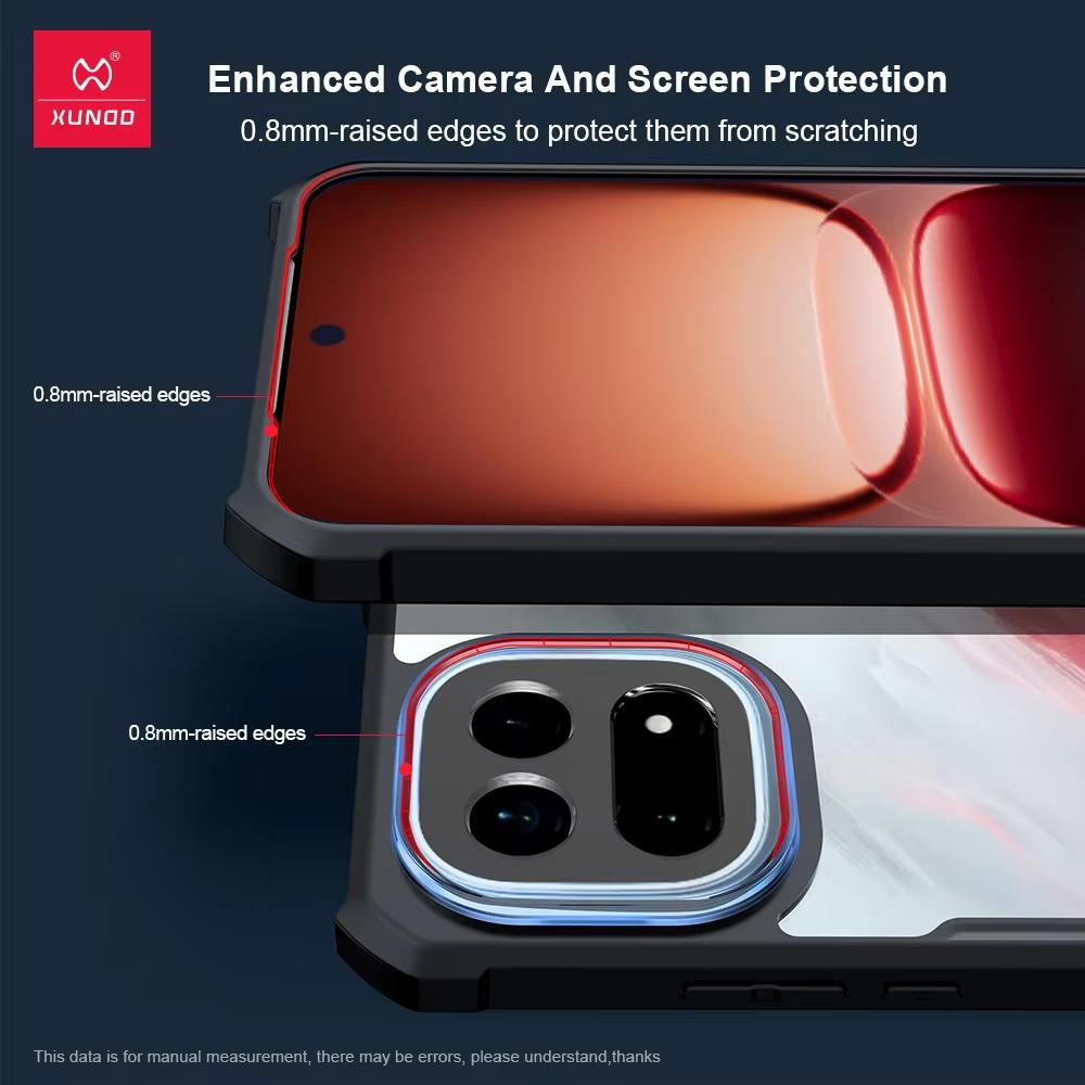 XUNDD Pro Vivo iQOO 15 Pouzdro Nárazuvzdorné Pouzdro s Airbagy Luxusní Zadní Kryt s Otočným Magnetickým Držákem