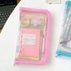 A6 Storage Bag Transparent File Sorting Bag Simple Sticker Stationery Accessories  Student Collect