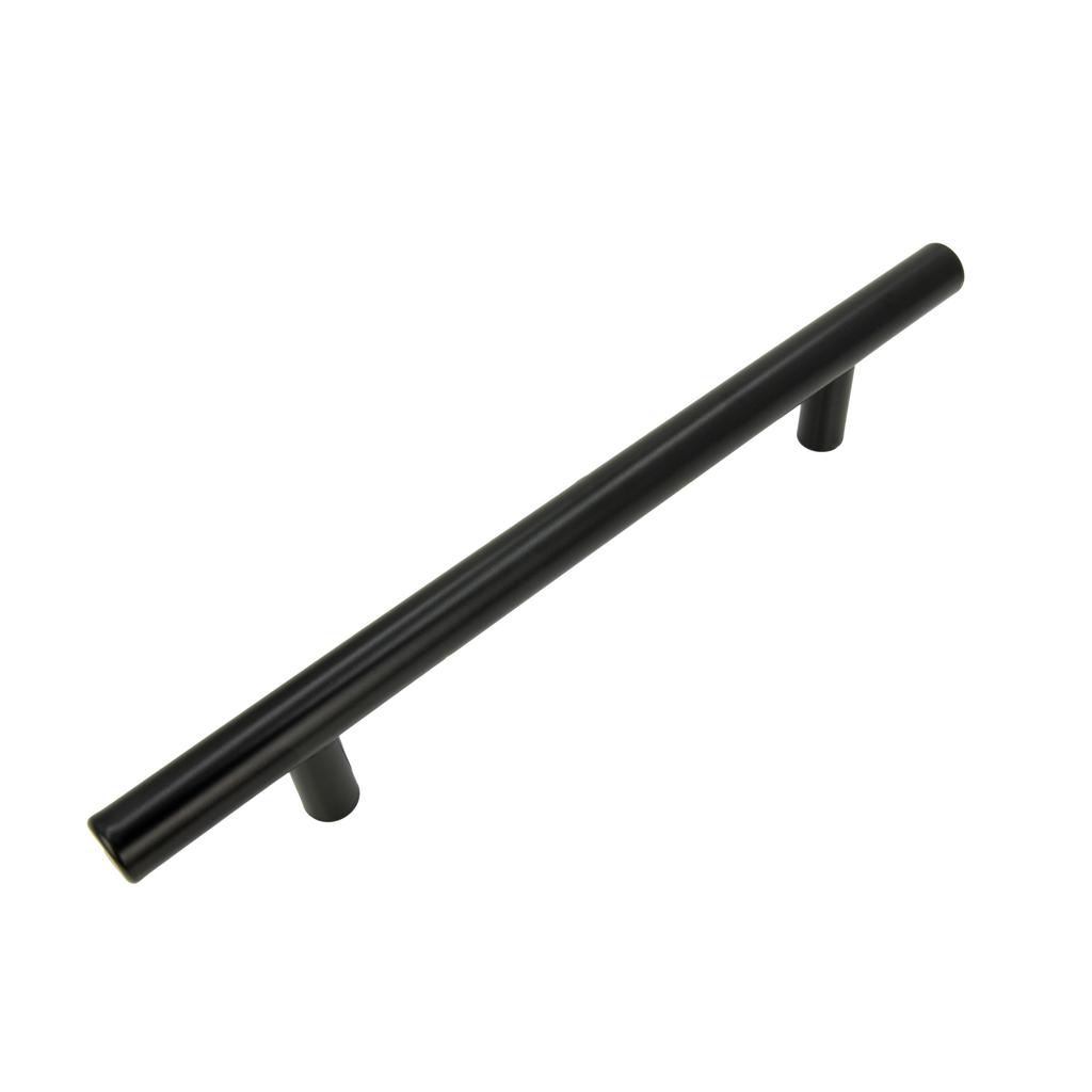 10 X Furniture Handle Railing 128 Mm Black