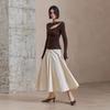 Waiwaiaiem Yy_Temperament Pleated Draped Skirt