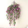Plastic Flowers Wall Hanging Flower Fake Flower Plant Basket Lavender Rattan Living Room Decoration