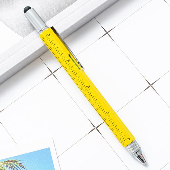 Multitool Pen 6 In 1 Portable Metal Wear Resistant Tech Tool Pen for Office