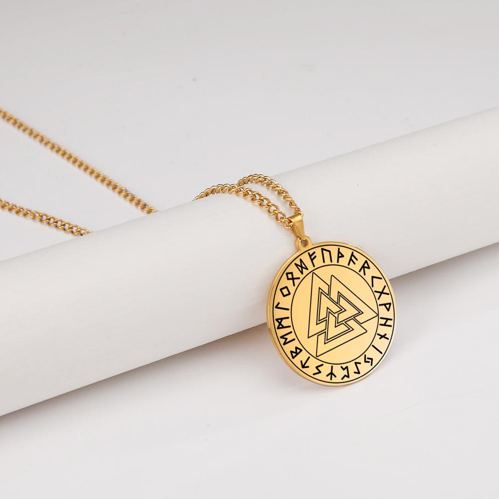 Wicca 7 Archangels Sigil Charm Necklaces Men Women Seal of Solomon Pendant Supernatural Protection Amulet Magic Talisman Jewelry