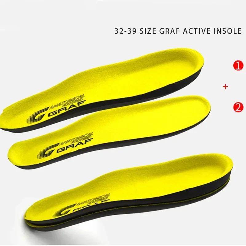 Graf Protect Bare Feet Ice Hockey Skating Shoes PP Synthetic Leather Add Velvet Breathable Ice  Skates Shoes for Adults Children