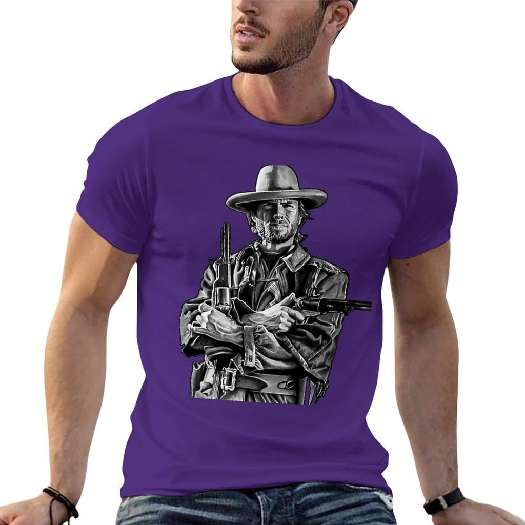 Clint Eastwood Best 8k Tshirt Summer Clothes Sports Fans Unisexs Tshirts