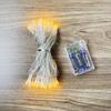 LED String Lights Clear Wire Warm White Christmas Lights Twinkle Fairy Light for Bedroom Classroom Wedding Tree Patio Decor