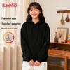 Baleno Women's Pure Color Hooded Sweatshirt