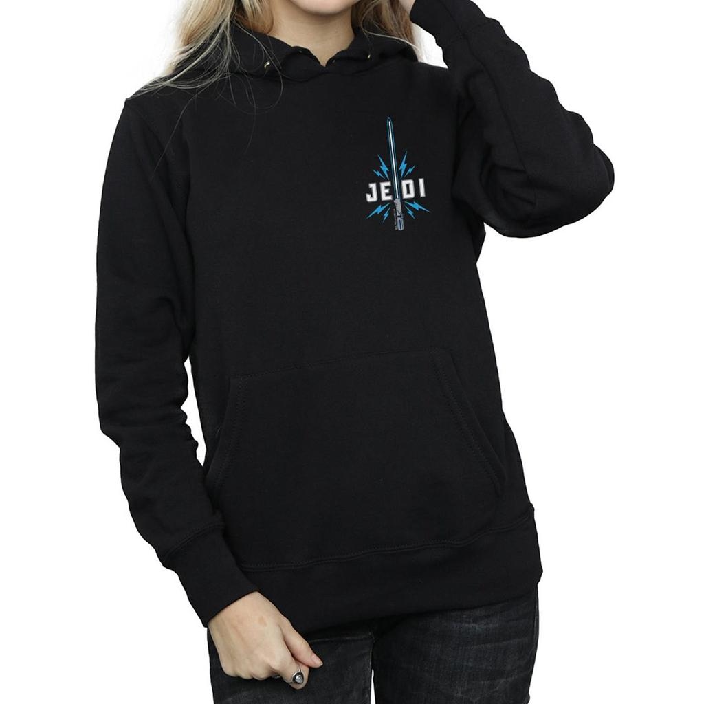 Star Wars: The Rise of Skywalker Womens/Ladies Star Wars The Rise Of Skywalker Jedi Badge Breast Print Hoodie