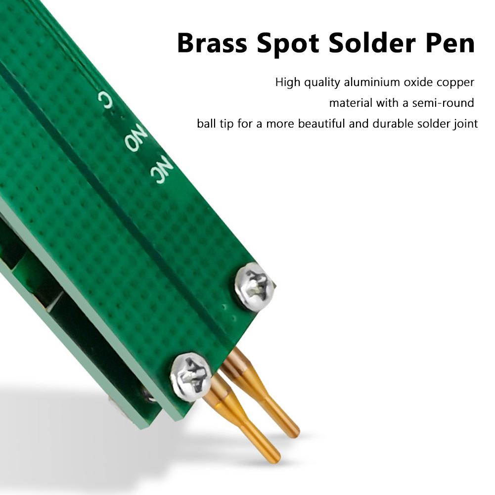 Welding Needle Adjustable Spot Welder Electrode Tip Multifunctional DIY Solder Pin Antioxidant Fire Prevention for 18650 Battery