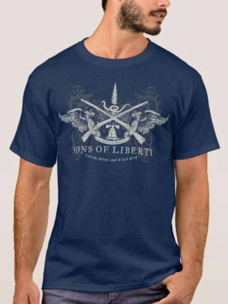 Resistance To Tyrants Is Obedience To God Sons of Liberty TShirt 100 Cotton ONeck Summer Short Sleeve Casual Mens Tshirt