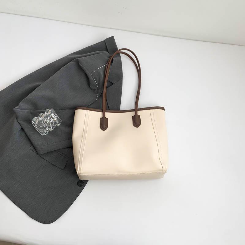 Retro large-capacity bag women's bag 2025 autumn new trendy versatile tote bag large-capacity shoulder commuter bag