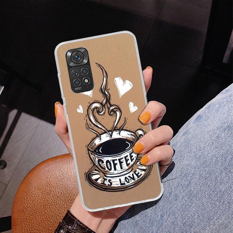 Coffee Wine Cup Phone Case For Xiaomi Redmi Note 15 14 13 12S 12 11 Pro Plus 14S 11S 11E 10 10S 11T 5G Personalized Cover Redmi
