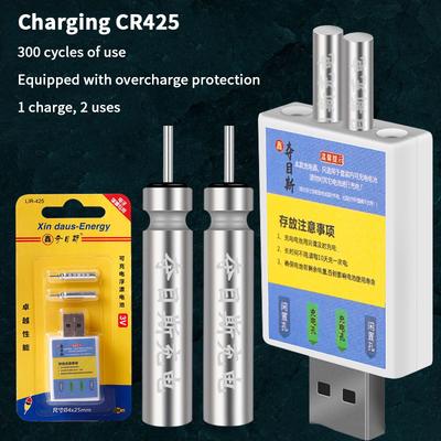 Float Rechargeable Battery CR425 USB Charger Charge Accessories Fishing  Swimsuit Fishing Alarm Bite Indicator