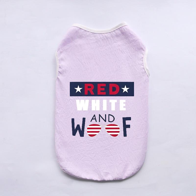 Soft Cotton Pet Sleeveless Vest Solid‑Color Breathable Cat Shirts Comfortable Wear‑Resistant Home Clothes