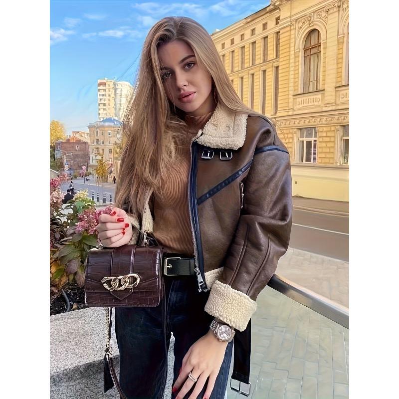 

YYFS Жіночі модні повсякденні одноколірні куртки та пальта з довгими рукавами з довгим рукавом і одноколірним принтом YYFS XL