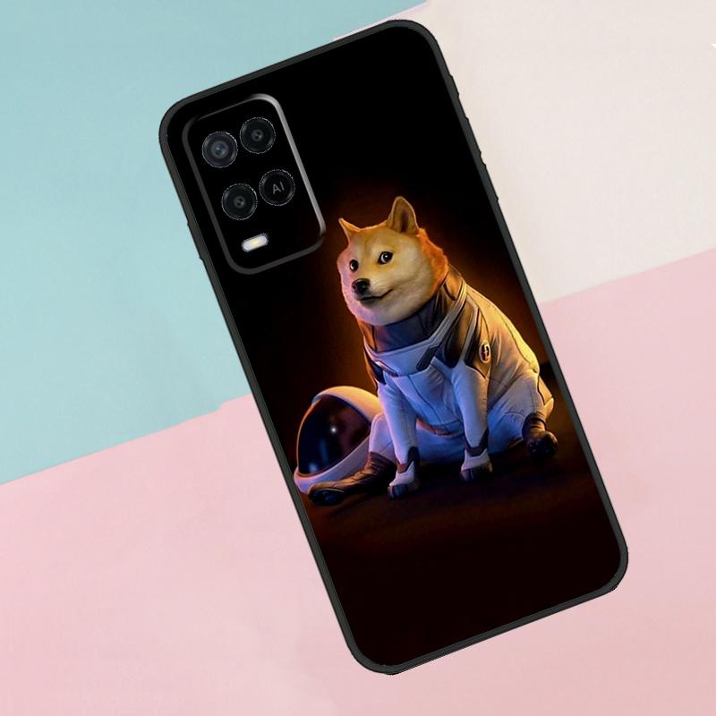 Doge For Oppo A17 A77 A60 A74 A94 A54 A18 A38 A58 A78 A98 A40 A80 A16 A76 A96 A15 A57S Phone Case