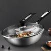 Meichu 32cm 304 Edelstahl Wok