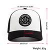 1 Stück Vier Jahreszeiten Mesh Baseballkappe Damen Herren Mode Lässig Atmungsaktiv Buchstaben Symbol Unisex Hiphop Trucker Kappen Outdoor Sport Da