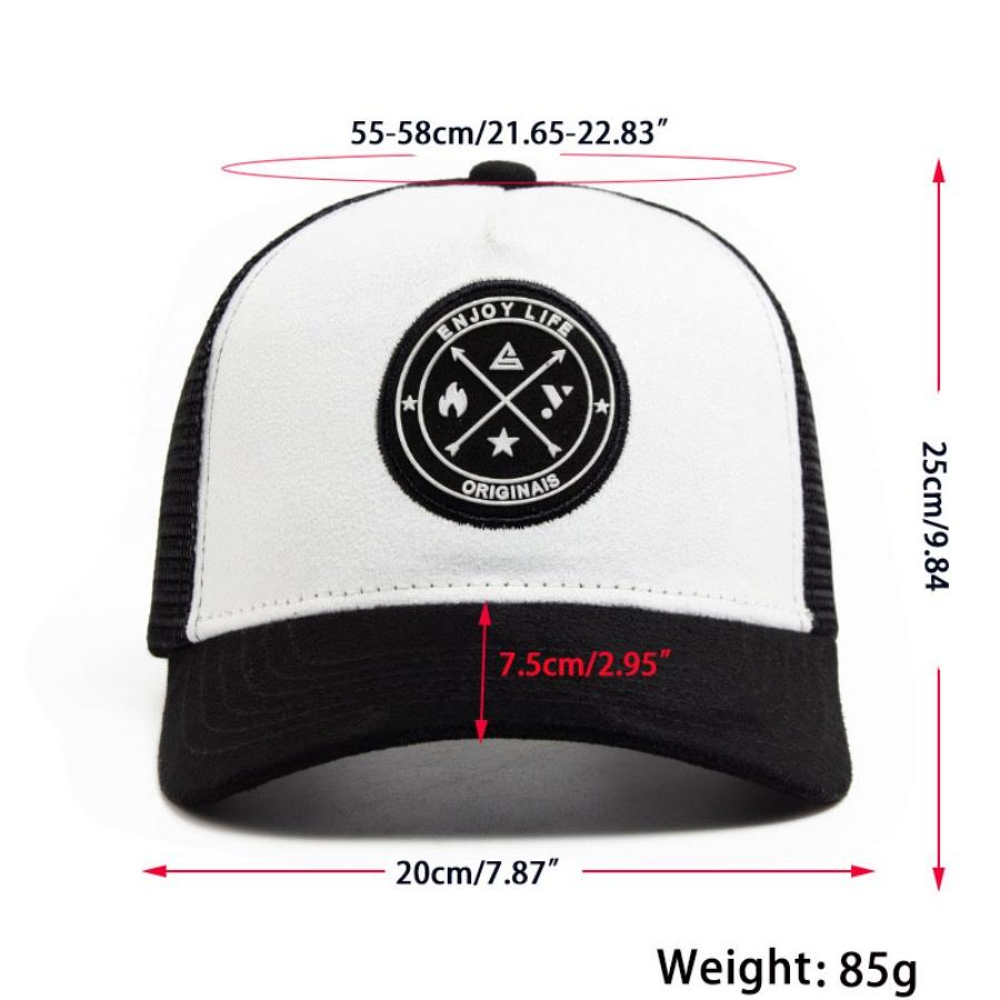1 Stück Vier Jahreszeiten Mesh Baseballkappe Damen Herren Mode Lässig Atmungsaktiv Buchstaben Symbol Unisex Hiphop Trucker Kappen Outdoor Sport Da