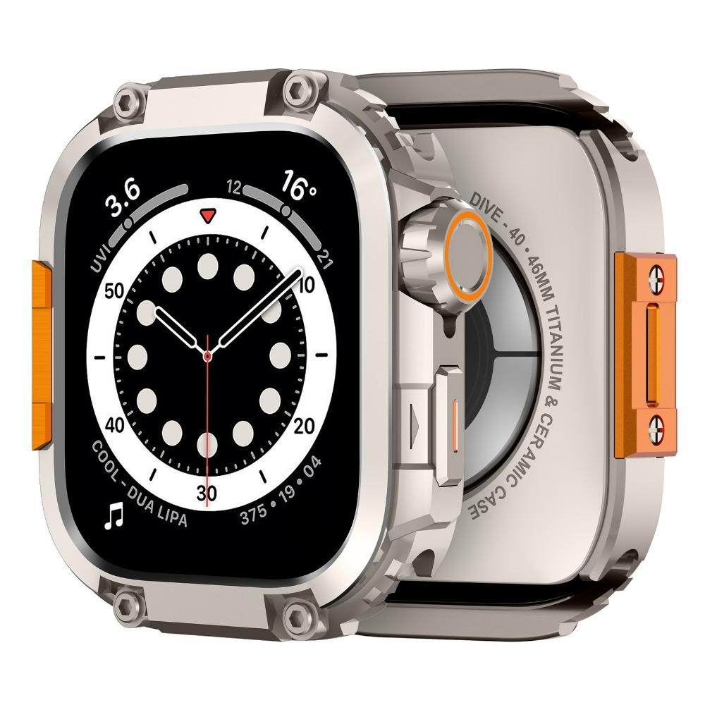 Stainless Steel Case for Apple Watch Series 11 46mm Metal Bumper Protector Frame for Iwatch 10 46MM Accessories Protective Cover