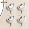 Adorable Cute Rabbit Creative New Hook, Bohemian Dopamine Color Clothes Hook, Clothes and Hat Hook, Bedroom Porch Bathroom Decoration